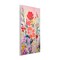 Stupell Industries Abstract Flowers on Pink Wall Plaque Art Design by LSR Design Studio